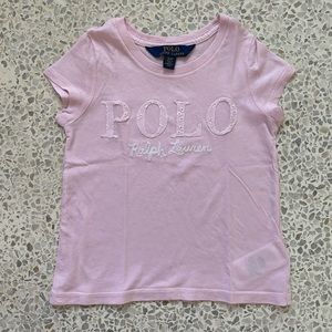 Polo Ralph Lauren pink T shirt 2t